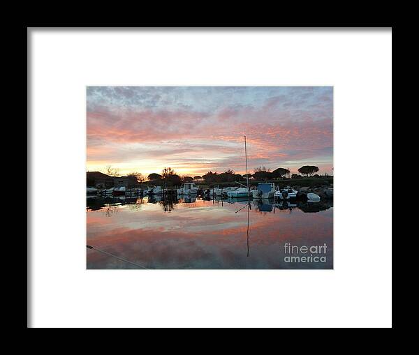 Rogerio Mariani Framed Print featuring the photograph Sunset on fire by Rogerio Mariani