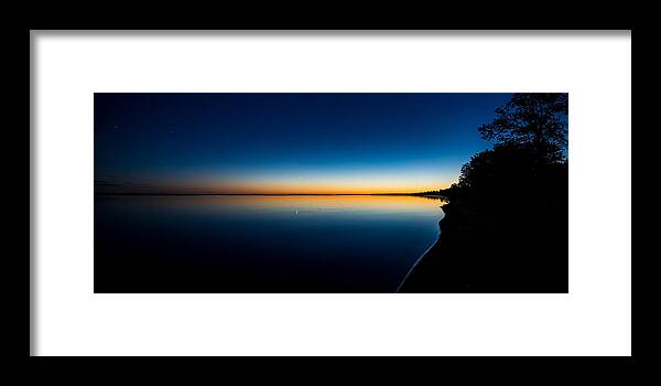 Sunset Framed Print featuring the photograph Sunset On Lake Mille Lacs by Paul Freidlund