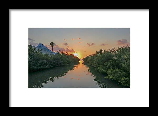 Sunset Framed Print featuring the photograph Sunset on Sarasota Bay by Richard Goldman
