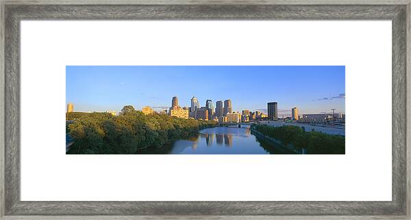 Philadelphia PennsylvaniaProfessionally Framed Panorama Poster 
