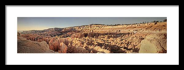 Sunset Point Bryce Canyon Framed Print featuring the photograph Sunset Point at Sunrise by Heather Applegate