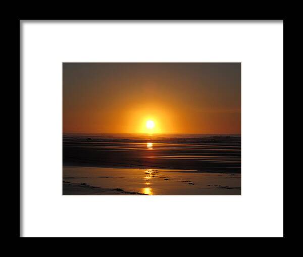 Sunset Framed Print featuring the photograph Sunset Series No.8 by Ingrid Van Amsterdam