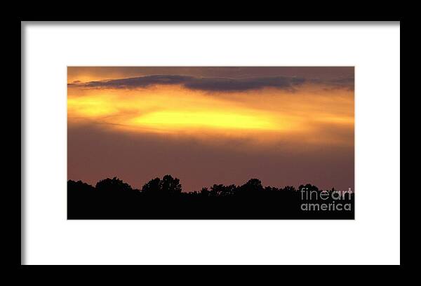 Sunset Framed Print featuring the photograph Sunset Sky by Raymond Earley