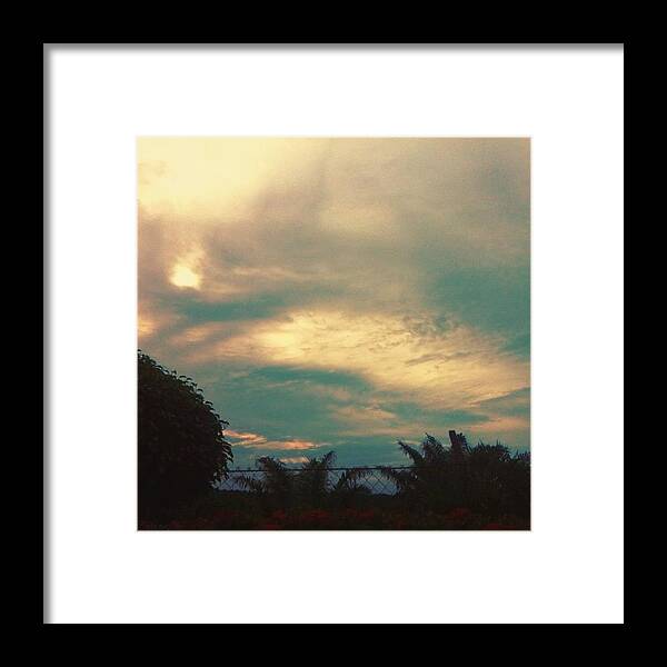 Timelapsevideo Framed Print featuring the photograph Sunset #timelapse #timelapsevideo by Nugroho Wahyu