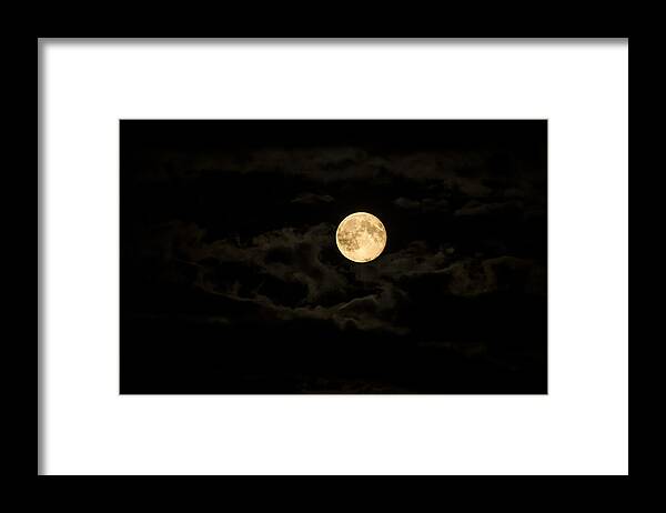 Moon Framed Print featuring the photograph Super Moon by Spikey Mouse Photography