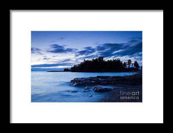Lake Superior Framed Print featuring the photograph Superior morning by Lori Dobbs