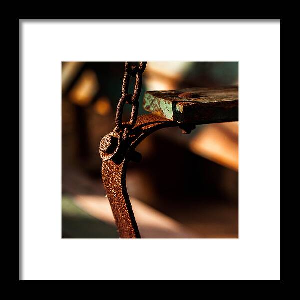 Porch Swing Framed Print featuring the photograph Support by Haren Images- Kriss Haren