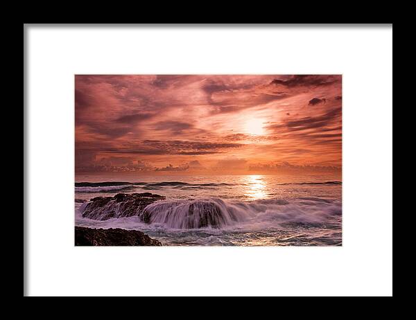 Surging Tide Framed Print featuring the photograph Surging Tide by Ann Van Breemen