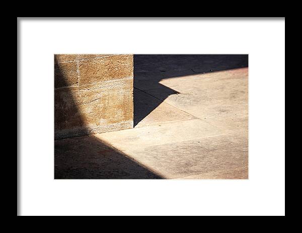 Minimalist Framed Print featuring the photograph Surreal Lines by Prakash Ghai