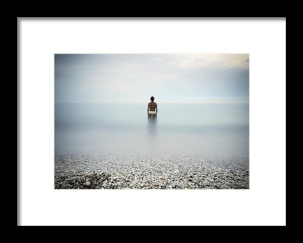 Scenics Framed Print featuring the photograph Surreal Mist by Photo By Cuellar