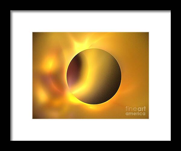 Apophysis Framed Print featuring the digital art Surya by Kim Sy Ok