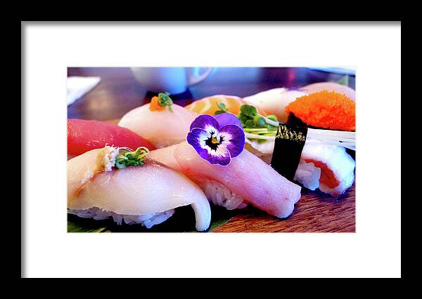 Florida Framed Print featuring the photograph Sushi Lunch by Thank You!