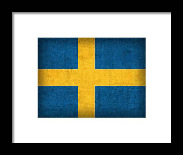 Sweden Flag Vintage Distressed Finish Framed Print featuring the mixed media Sweden Flag Vintage Distressed Finish by Design Turnpike Sweden Flag Vintage Distressed Finish Framed Print featuring the mixed media Sweden Flag Vintage Distressed Finish by Design Turnpike