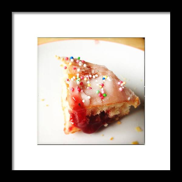 Cake Framed Print featuring the photograph Sweet and colorful piece of cake by Matthias Hauser