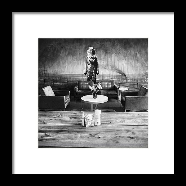 Blackandwhite Framed Print featuring the photograph Sweet Digs #ogilvy #newyork by Matthew Bryan Beck