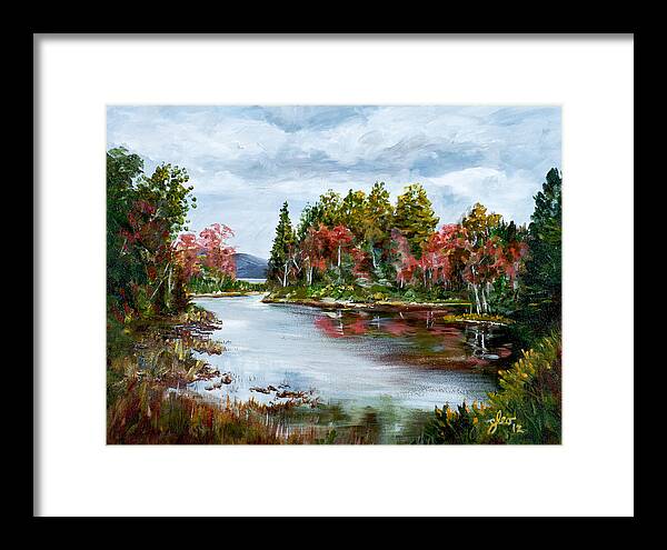 Landscape Framed Print featuring the painting Sweet Spot by George Richardson