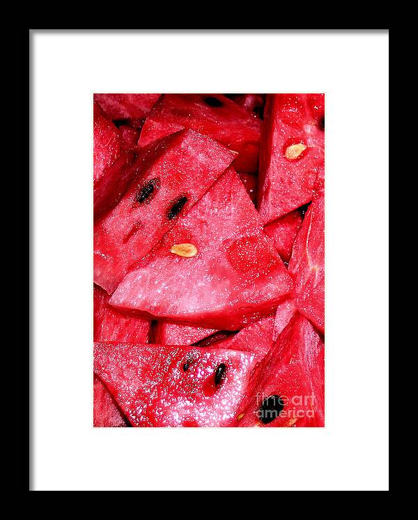 Food Framed Print featuring the photograph Sweet Summer by James Temple