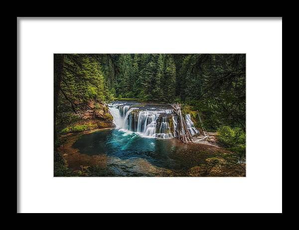 Lewis Framed Print featuring the photograph Swimming Hole by James Heckt