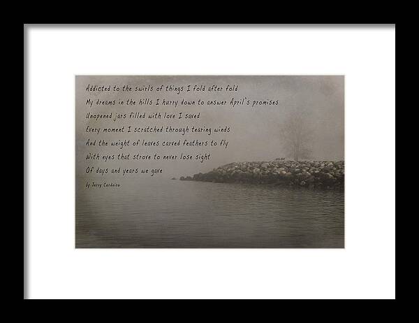Poem Framed Print featuring the photograph Swirl Of Things by J C