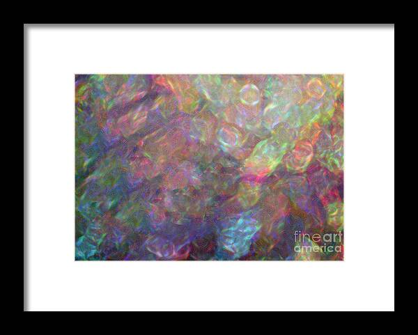 Abstract Framed Print featuring the photograph Swirls of Light 2 by Kerri Farley