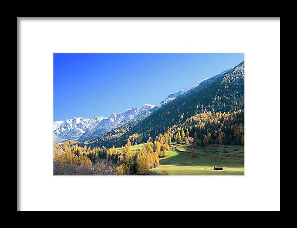 Scenics Framed Print featuring the photograph Swiss Alps by Zu 09