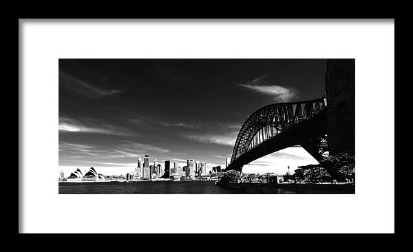 Landscape Framed Print featuring the photograph Sydney by Chris Cousins