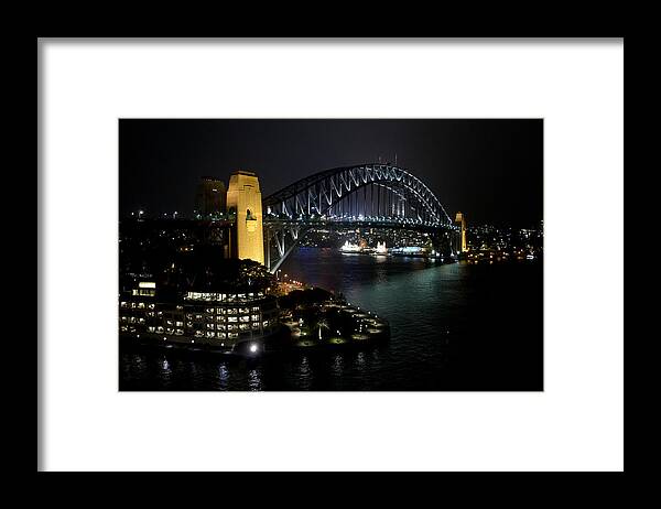 Sydney Harbour Bridge Framed Print featuring the photograph Sydney Harbour Bridge by Bob VonDrachek
