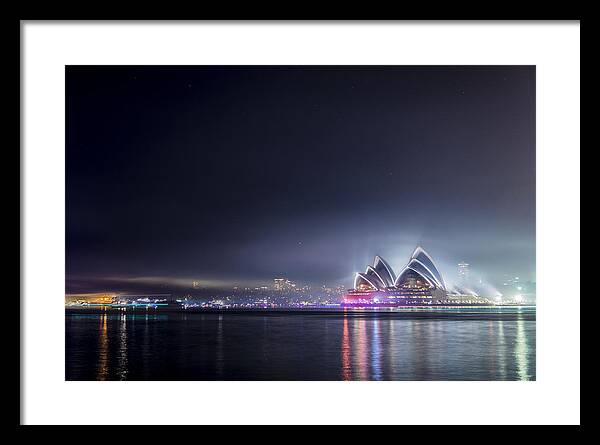 Sydney Opera House Framed Print featuring the photograph Sydney Opera House by Rick Drent