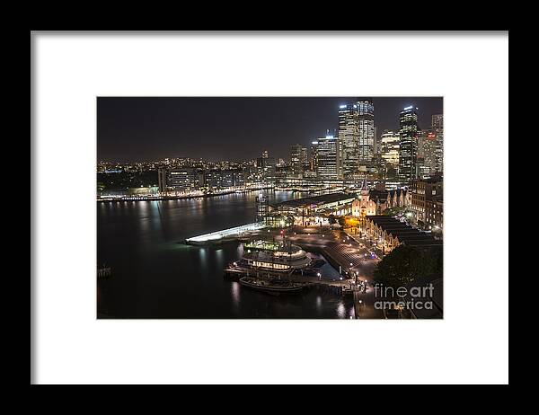 Sydney Framed Print featuring the photograph Sydney's Circular Quay by Bob Phillips