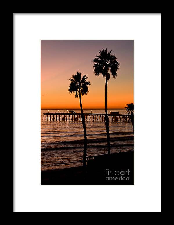 Seaweed Framed Print featuring the photograph T Street Pier San Clemente California from the book MY OCEAN by Artist and Photographer Laura Wrede