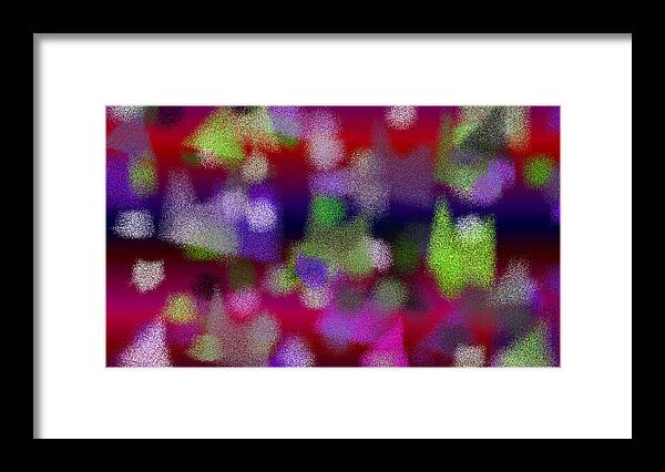 Abstract Framed Print featuring the digital art T.1.160.10.16x9.9102x5120 by Gareth Lewis