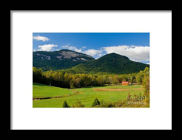 Table Rock Framed Print featuring the photograph Table Rock Scenic by Ules Barnwell