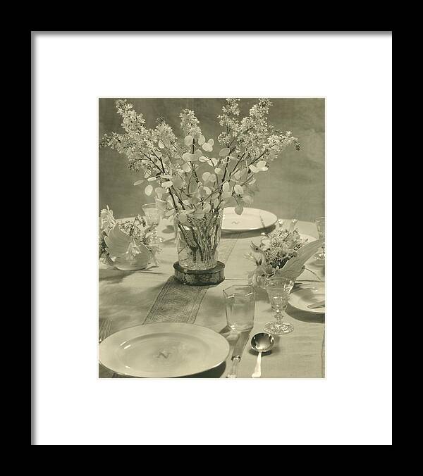 Accessories Framed Print featuring the photograph Table Setting by Edward Steichen