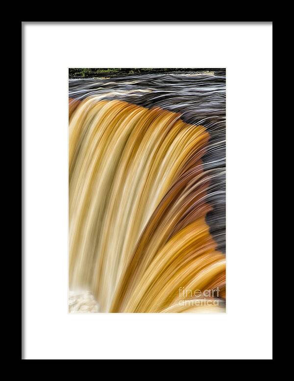 Michigan Framed Print featuring the photograph Tahquamenon Falls by Timothy Hacker