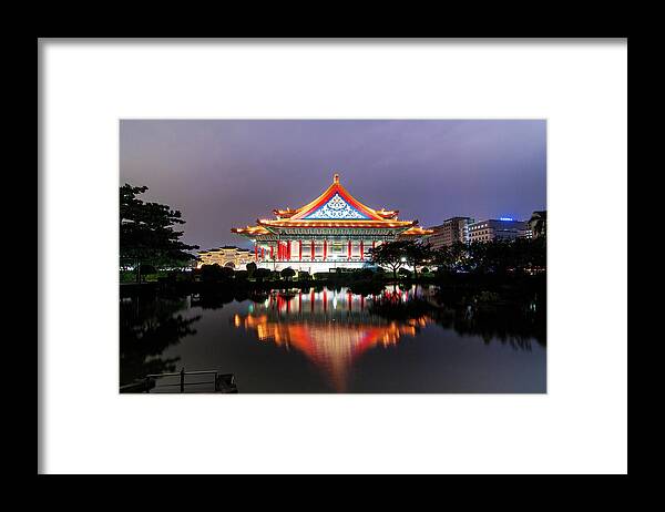 Taiwan Framed Print featuring the photograph Taiwan National Concert Hall by Cheng-lun Chung