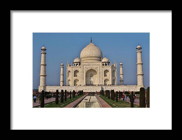 Agra Framed Print featuring the photograph Taj Mahal by Ivan Slosar