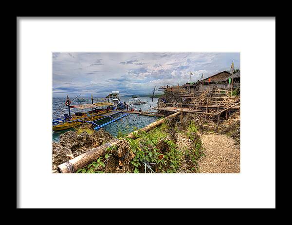 Jump Framed Print featuring the photograph Take A Plunge by Mario Legaspi