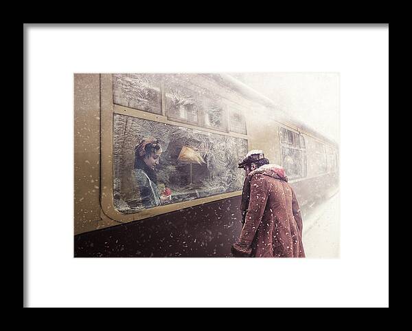 Vintage Framed Print featuring the photograph Take Care by Stanislav Hricko