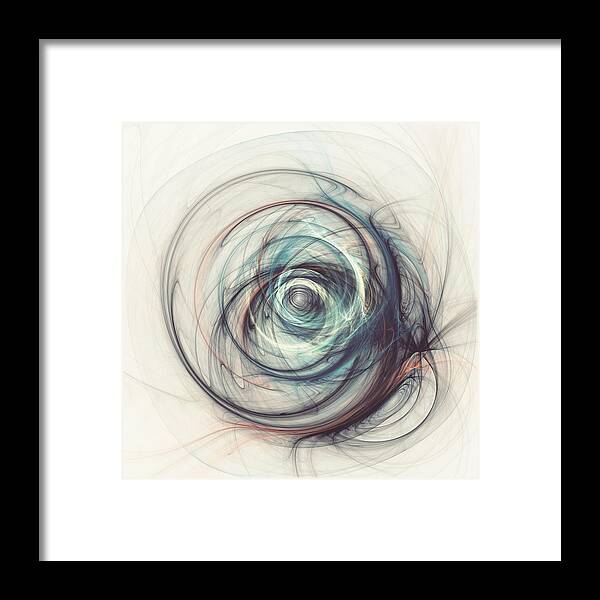 Power Framed Print featuring the digital art Tamed power by Martin Capek