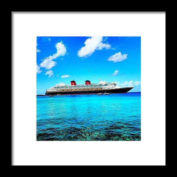 Beautiful Framed Print featuring the photograph #tbt #cancun #disney #scuba #diving by Thewinery Wine