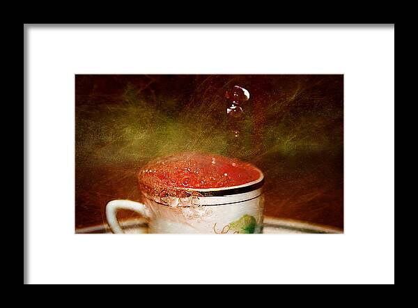 Tea Framed Print featuring the photograph Tea Time by Ester McGuire