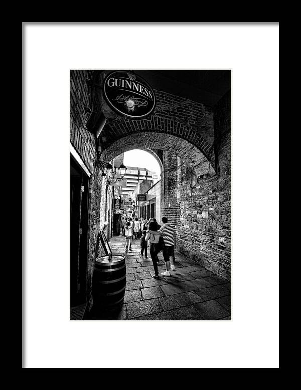 Culture Framed Print featuring the photograph Temple Bar Dublin Ireland by Jim Orr