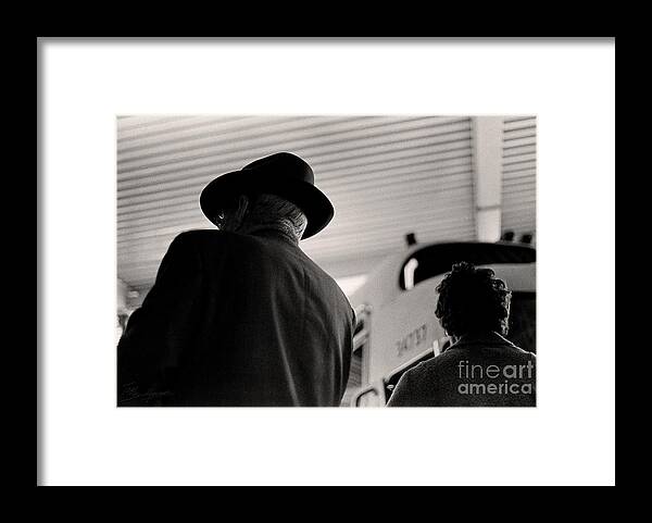 Black And White Framed Print featuring the photograph Terminal by Tom Brickhouse