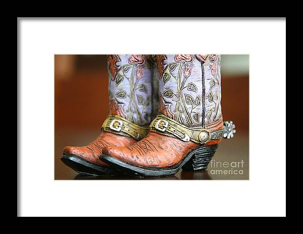 Texas Framed Print featuring the photograph Texas Two Step by Lynn England