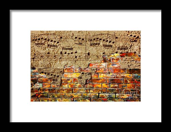 Music Framed Print featuring the digital art Texture and Timbre by Lon Chaffin