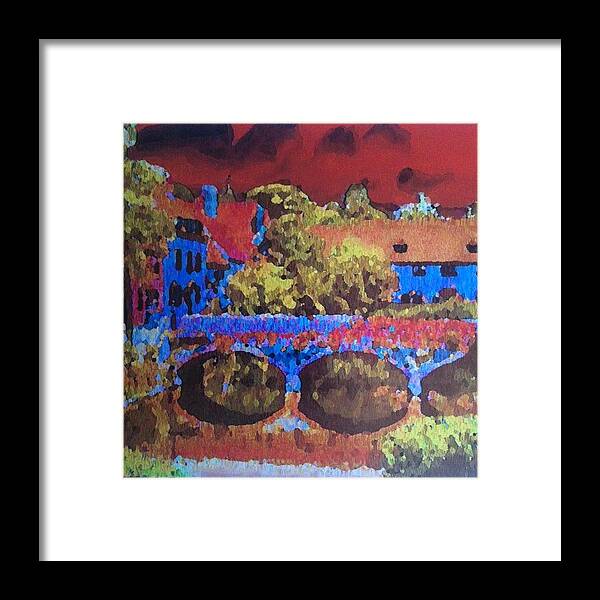 Iclandscapes Framed Print featuring the photograph Thames Street In Abingdon by Stephen Lock