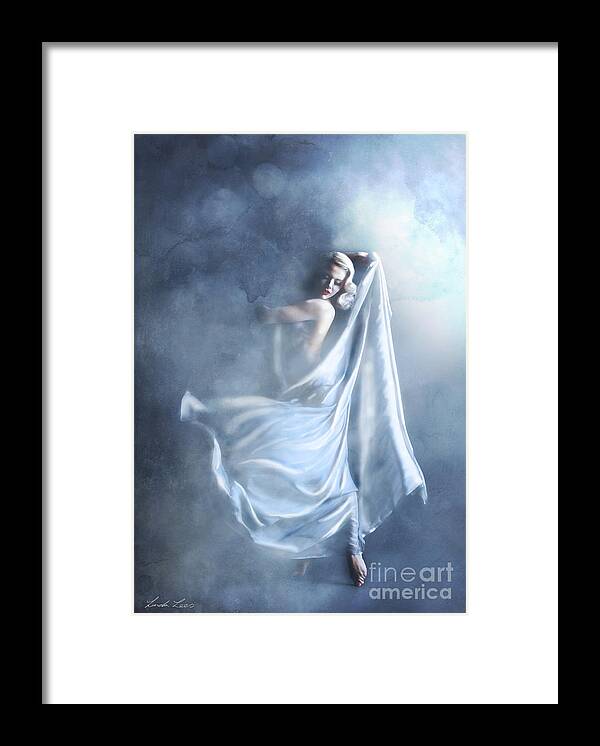 Dance Framed Print featuring the digital art That single fleeting moment when you feel alive by Linda Lees
