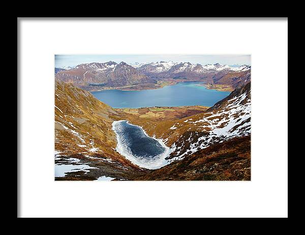 Norway Framed Print featuring the photograph Thawing Spring Fjordland Vista by David Broome
