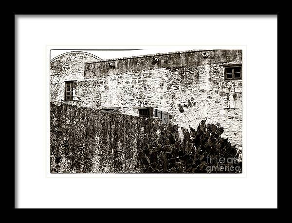 The Alamo Framed Print featuring the photograph The Alamo by John Rizzuto