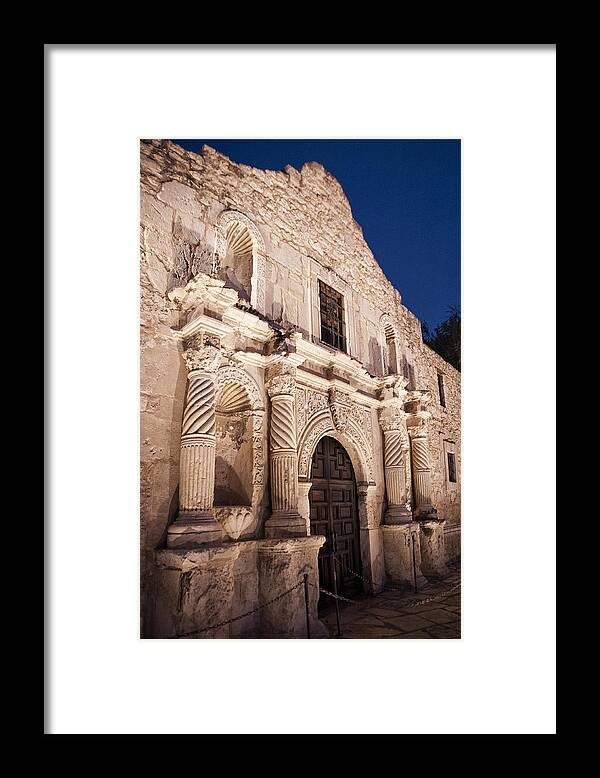 Alamo Framed Print featuring the photograph The Alamo by Melany Sarafis